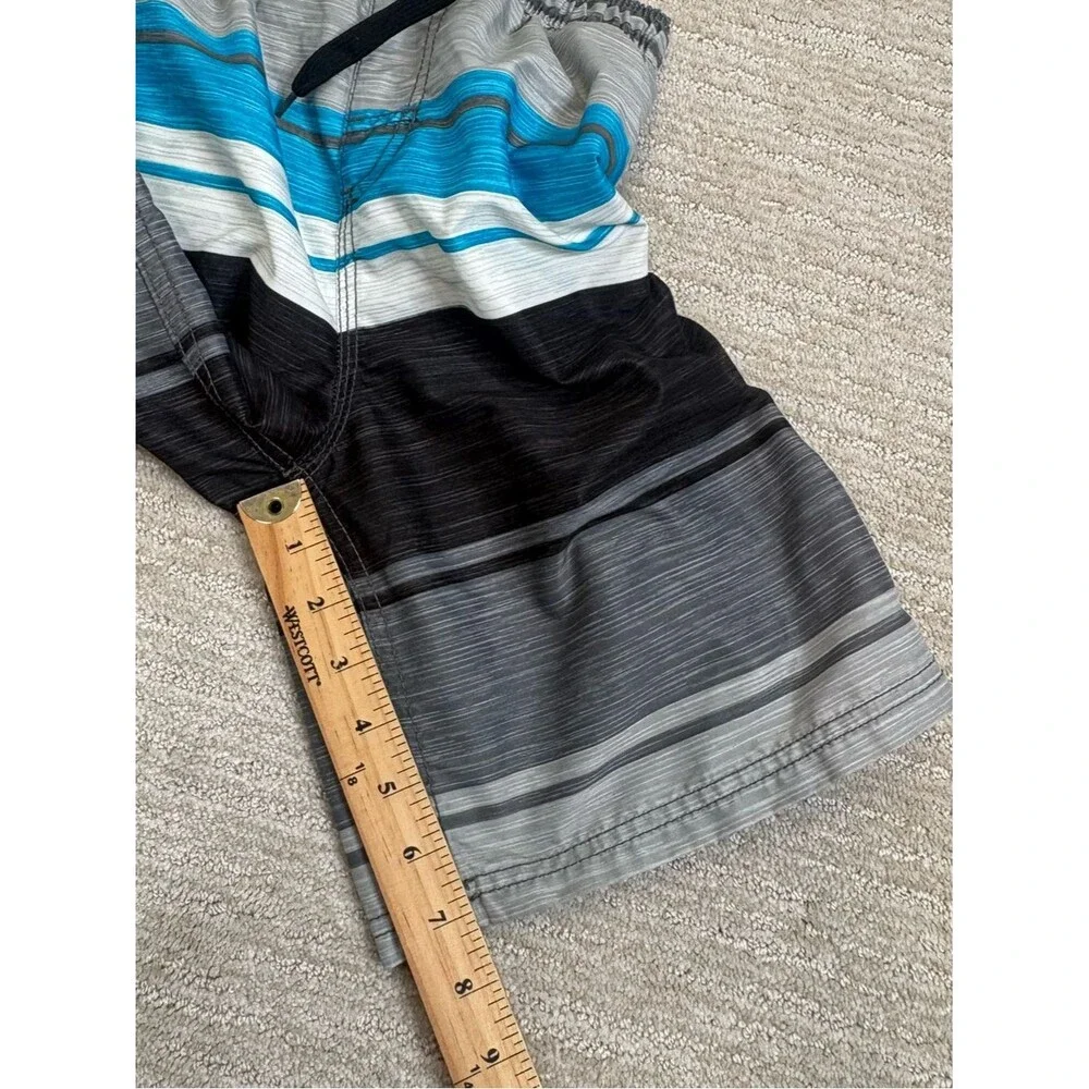 Kavu Kids Swim Trunks Bundle Boys Size M 10/12 Striped Mesh Lined Lot Red Blue